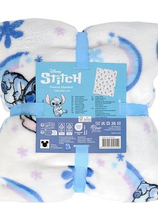 Флисовый плед disney stitch 130 x 160 см