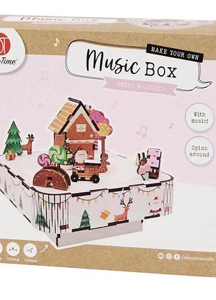 Новогодний набор для творчества “music box: ice skating park” déco time