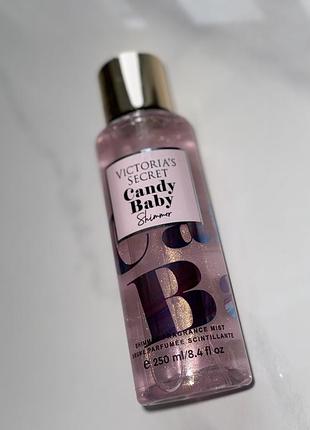 Спрей victoria's secrer міст для тіла з шиммером candy baby🍭