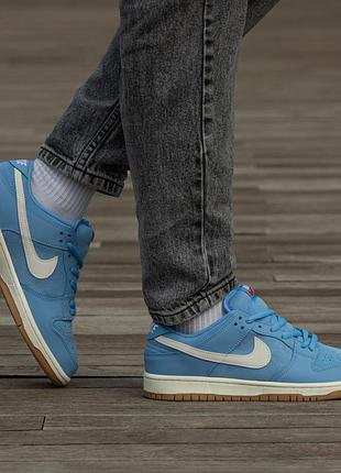 Кросівки nike sb dunk pro blue white 6