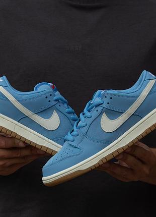 Кросівки nike sb dunk pro blue white 7