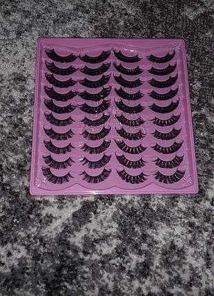 Накладные ресницы 20пар большой набор