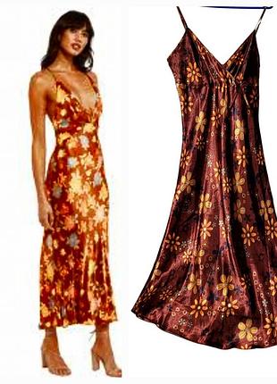 Шёлковое платье комбинация