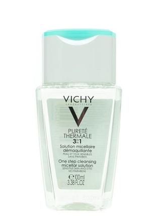 Средство для снятия макияжа vichy purete thermale 3 in 1 solution micellaire 100 мл