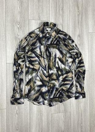 Reiss shirt men's casual buttons multicolor рубашка сорочка