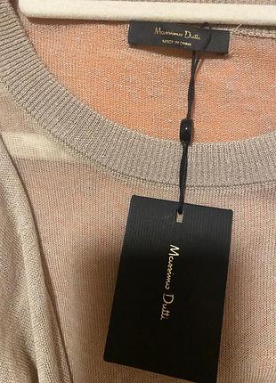 Тоненький лляний светр від massimo dutti 2