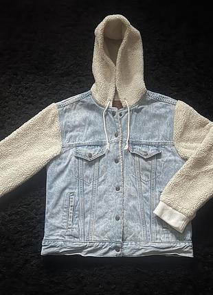Куртка джинсовка levi’s s-m 6