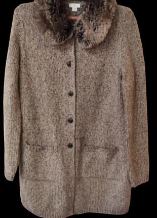 Женский брендовый меланжевый кардиган j. jill