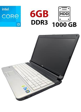 Ноутбук fujitsu lifebook a530 / 15.6" (1366x768) tn / intel core i3-350m (2 (4) ядра по 2.26 ghz) / 6 gb ddr3 / 1000 gb hdd /