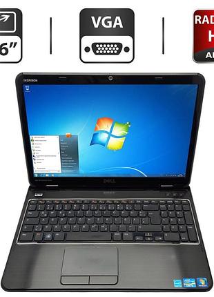 Ноутбук dell n5110m / 15.6" (1366x768) tn / intel core i5-2450m (2 (4) ядра по 2.5 - 3.1 ghz) / 6 gb ddr3 / 500 gb hdd / amd