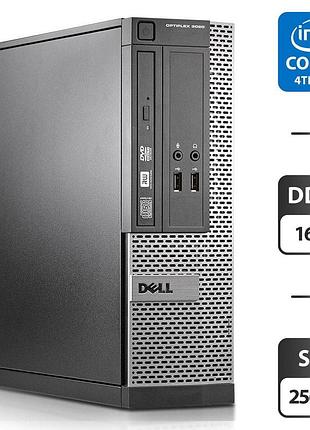 Компьютер dell optiplex 3020 sff / intel core i5-4570 (4 ядра по 3.2 - 3.6 ghz) / 16 gb ddr3 / 256 gb ssd / intel hd graphics 4600