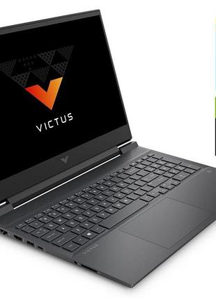 Игровой ноутбук б-класс hp victus 16-d0013dx / 16.1" (1920x1080) ips / intel core i7-9750h (6 (12) ядер по 2.6 - 4.5 ghz) / 8 gb