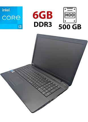 Ноутбук toshiba satellite pro c70-b / 17.3" (1600x900) tn / intel core i3-4005u (2 (4) ядра по 1.7 ghz) / 6 gb ddr3 / 500 gb hdd /