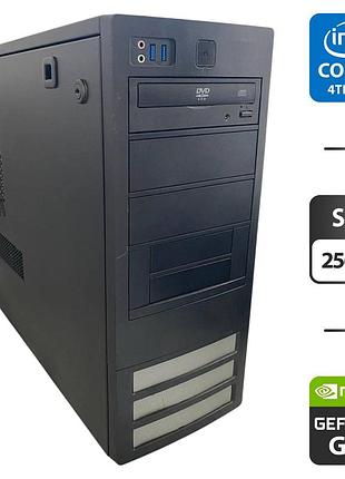 Комп'ютер noname tower / intel core i7-4770 (4 (8) ядра по 3.4 - 3.9 ghz) / 16 gb ddr3 / 256 gb ssd / nvidia geforce gtx 660, 2 gb