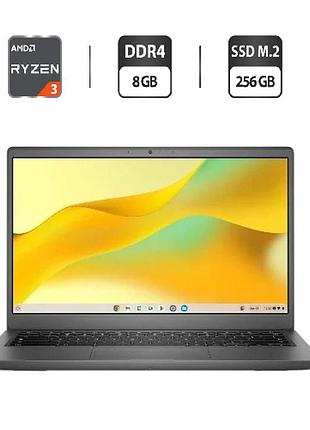 Ультрабук dell latitude 3445 / 14" (1920x1080) ips / amd ryzen 3 7320c (4 (8) ядра по 2.4 - 4.1 ghz) / 8 gb ddr4 / 256 gb ssd /