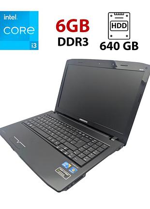 Ноутбук medion akoya p6630 / 15.6" (1366x768) tn / intel core i3-390m (2 (4) ядра по 2.66 ghz) / 6 gb ddr3 / 640 gb hdd / nvidia