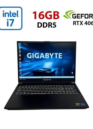 Игровой ноутбук gigabyte g6 kf / 16" (1920x1200) ips / intel core i7-13620h (10 (16) ядер по 3.6 - 4.9 ghz) / 16 gb ddr5 / 1000 gb