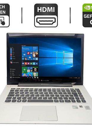 Ноутбук б-класс lenovo ideapad u430 / 14" (1366x768) tn touch / intel core i5-4200u (2 (4) ядра по 1.6 - 2.6 ghz) / 8 gb ddr3 /