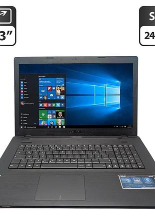 Ноутбук asus r704a / 17.3" (1600x900) tn / intel pentium 2020m (2 ядра по 2.4 ghz) / 8 gb ddr3 / 240 gb ssd / intel hd graphics /