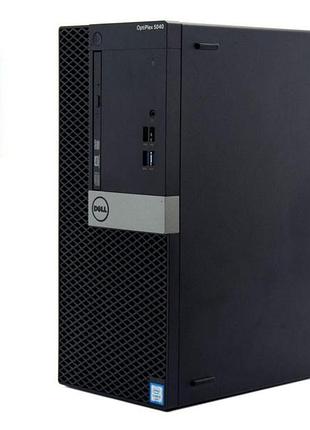 Пк dell optiplex 5040 tower / intel core i3-6100 (2 (4) ядра по 3.7 ghz) / 16 gb ddr3 / 120 gb ssd + 500 gb hdd / intel hd