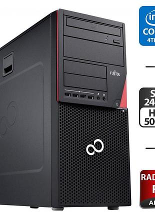 Комп'ютер fujitsu esprimo p720 e90 tower / intel core i7-4770 (4 (8) ядра по 3.4 - 3.9 ghz) / 16 gb ddr3 / 240 gb ssd + 500 gb hdd