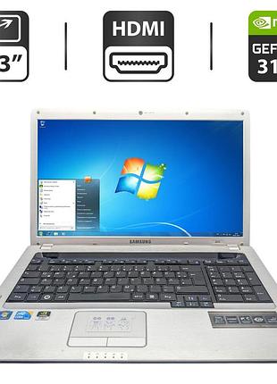 Ноутбук samsung e372 / 17.3" (1600x900) tn / intel core i3-370m (2 (4) ядра по 2.4 ghz) / 6 gb ddr3 / 500 gb hdd / nvidia geforce