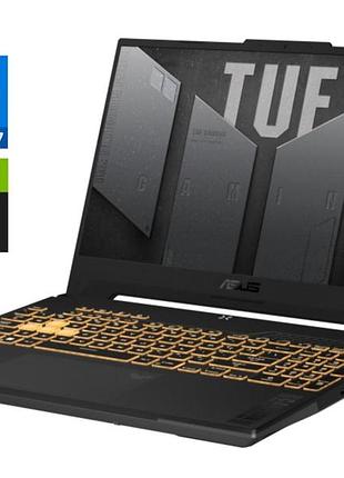 Игровой ноутбук б-класс asus tuf gaming f15 fx507zi / 15.6" (1920x1080) ips / intel core i7-12700h (14 (20) ядер по 3.5 - 4.7 ghz)