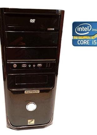 Пк patriot tower / intel core i5-4690 (4 ядра по 3.5 - 3.9 ghz) / 8 gb ddr3 / 240 gb ssd + 400 gb hdd / intel hd graphics 4600 /