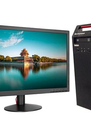 Комплект пк: lenovo thinkcentre e73 tower / intel core i3-4170 (2 (4) ядра по 3.7 ghz) / 8 gb ddr3 / 500 gb hdd / intel hd