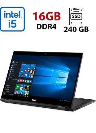Ультрабук-трансформер dell latitude 7390 2-in-1 / 13.3" (1920x1080) ips touch / intel core i5-8350u (4 (8) ядра по 1.7 - 3.6 ghz)