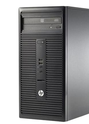 Пк hp 280 g1 tower / intel core i5-4590 (4 ядра по 3.3 - 3.7 ghz) / 8 gb ddr3 / 120 gb ssd / intel hd graphics 4600 / dvd-rw