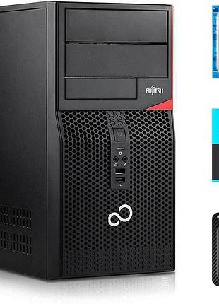 Игровой пк fujitsu tower / intel core i7-6700 (4 (8) ядра по 3.4 - 4.0 ghz) / 32 gb ddr4 / 500 gb ssd + 1000 gb hdd / amd radeon