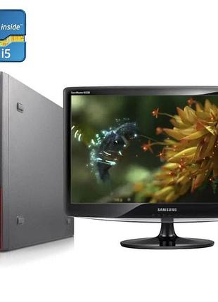 Комплект пк б-класс: fujitsu esprimo e700 e85+ sff / intel core i5-2400 (4 ядра по 3.1 - 3.4 ghz) / 8 gb ddr3 / 500 gb hdd / intel