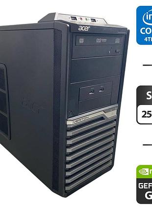 Комп'ютер acer veriton m4630g tower / intel core i5-4690k (4 ядра по 3.5 - 3.9 ghz) / 16 gb ddr3 / 256 gb ssd / nvidia geforce gtx