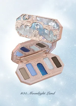 Flower knows moonlight mermaid палетка теней 05 moonlight land 🌙✨