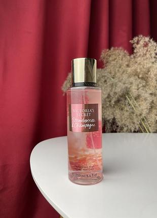 Спрей для тіла strawberry & champagne полуниця шампанське