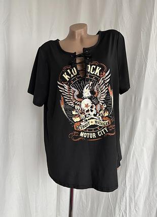 Топ футболка готична готическая рок панк рокер
