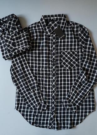 Сорочка жіноча фланелева клітинка esmara® німеччина, р. 34 євро - 40 наш