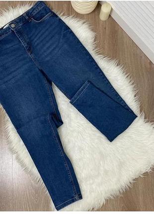 Сині жіночі джинси ідеальний стан розмір 33 34 добре тягнуться