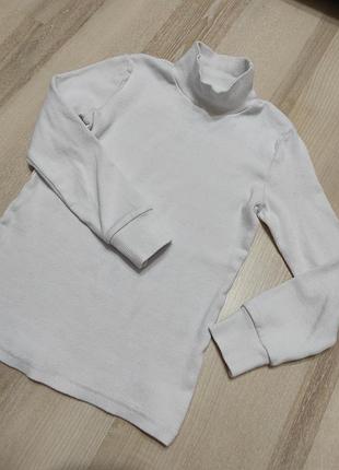 Водолазка біла на дівчинку