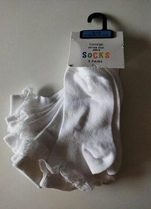 Комплект шкарпеток 7 пар george 37-38р.