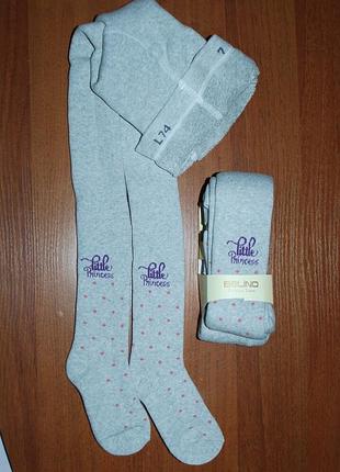 Махровые колготки 5-6, 7-8 belino принцесса однотон