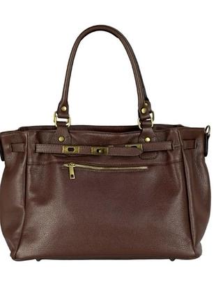 Шкіряна сумка шопер італія