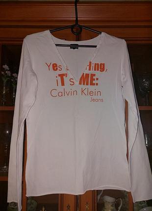 Футболка с длинным рукавом calvin klein
