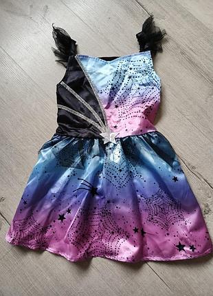 Костюм платьевины ведьмочки ведьмы феи для девочки 2-3 года