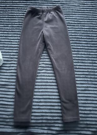 Теплі велюрові лосини на дівчинку 128р