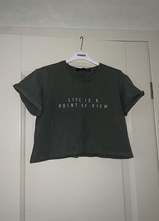 Футболка хакі/зелена