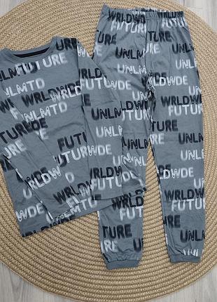 Піжама для хлопчика george з принтом future, комплект для сну 128-134