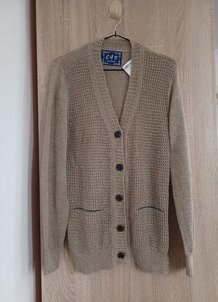 Жіночий бавовняний в'язаний кардиган
