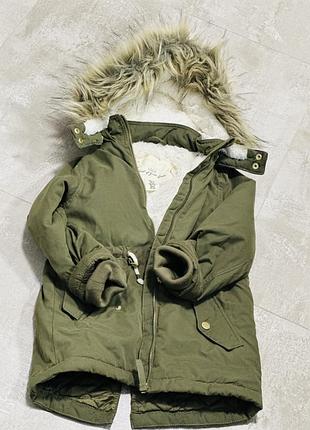 Теплая парка h&amp;m унисекс